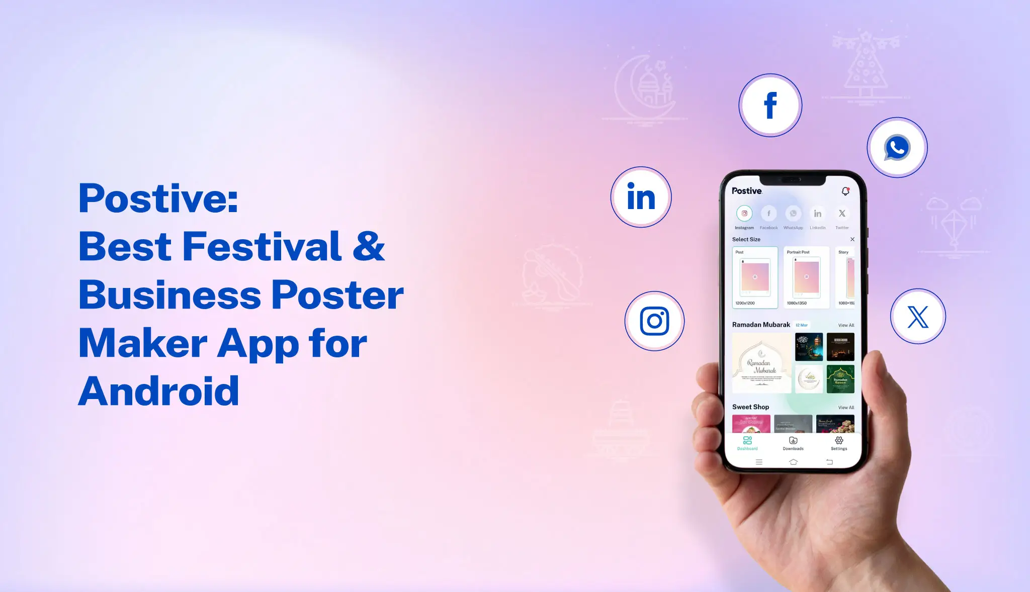 Best Festival Poster Maker App for Android 2024: Postive Festival Poster Maker App