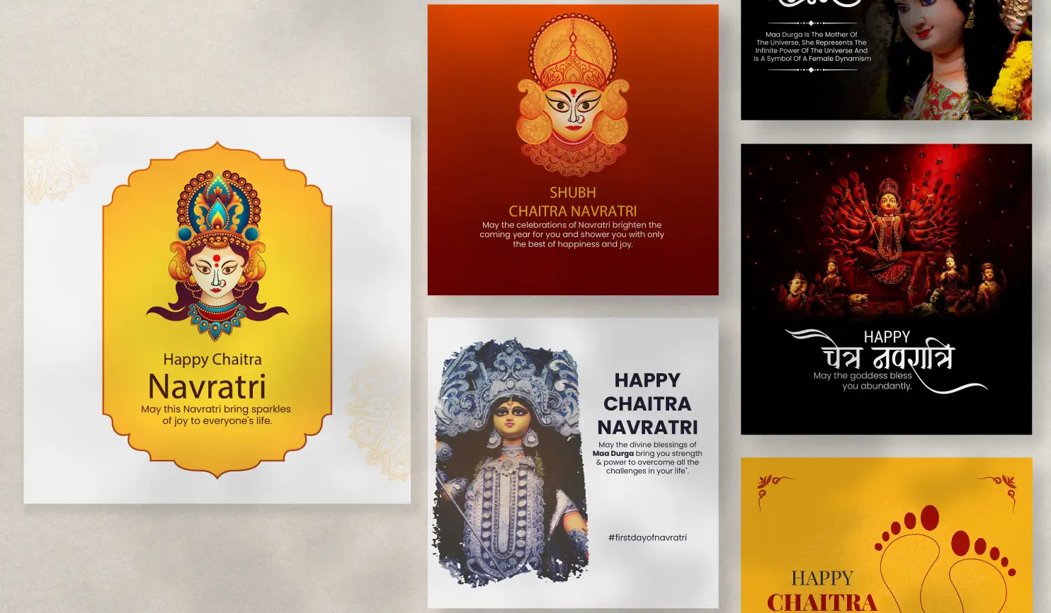 Postive - Best Chaitra Navratri Social Media Designs And Posts By Postive App