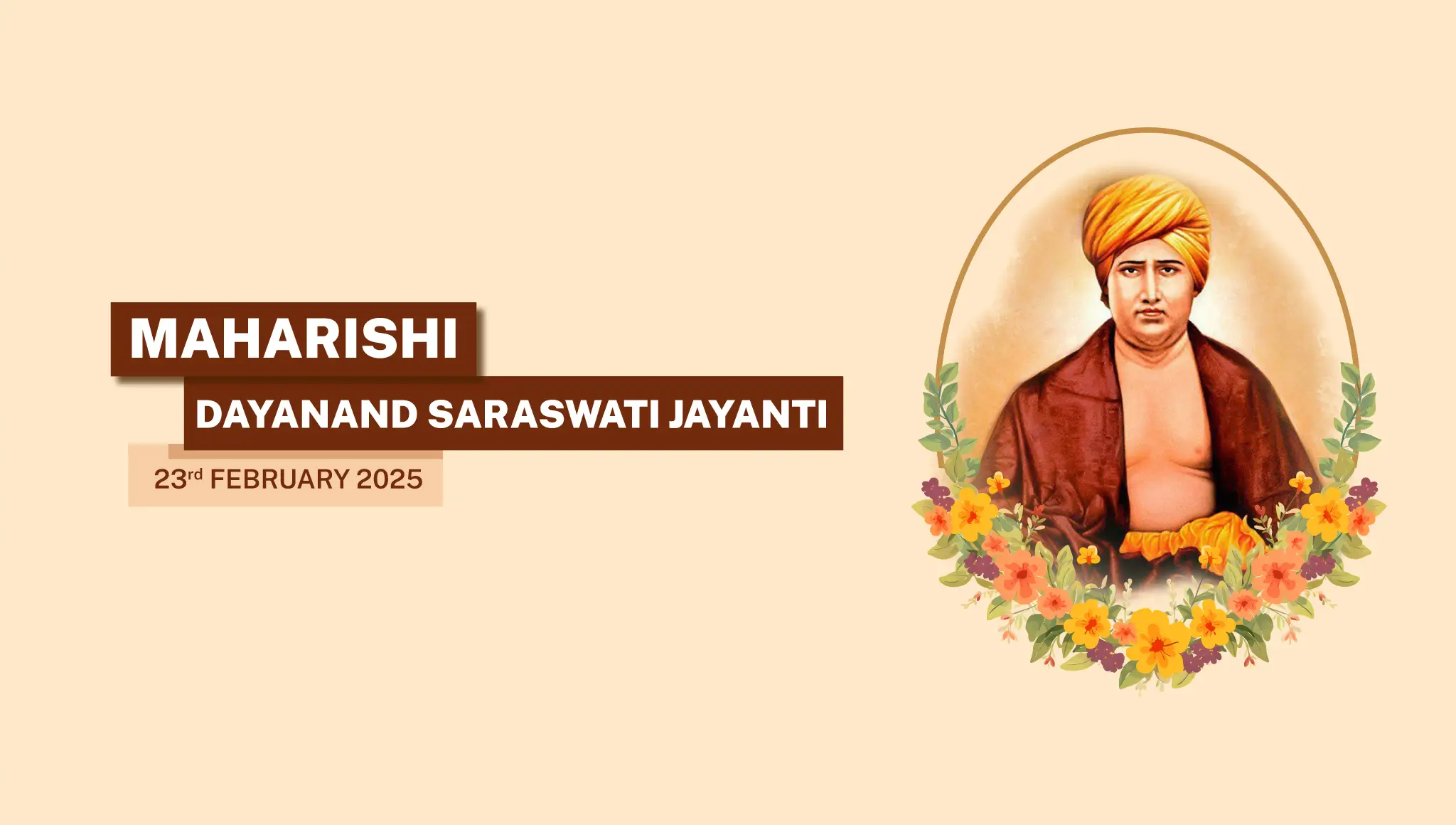   Dayanand Saraswati Jayanti 2025: Wishes, Quotes & Posters  - Postive