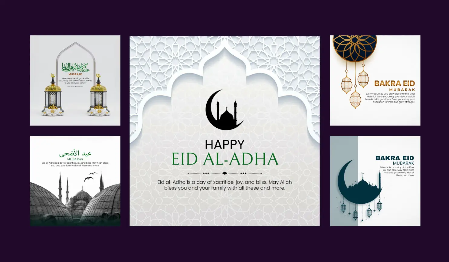 Postive - Eid Al-Adha 2024 Social Media Designs And Posters By Postive App