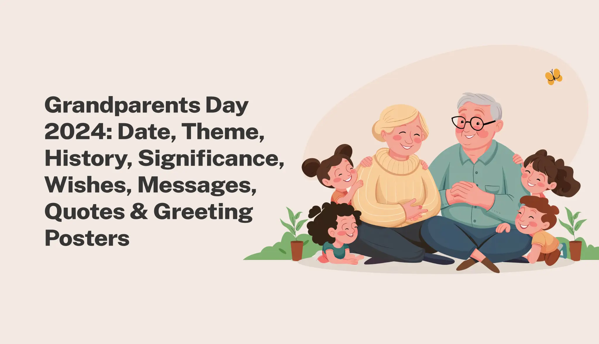 Grandparents Day 2024: Date, Theme, History, Significance, Wishes, Messages, Quotes & Greeting Posters - Postive