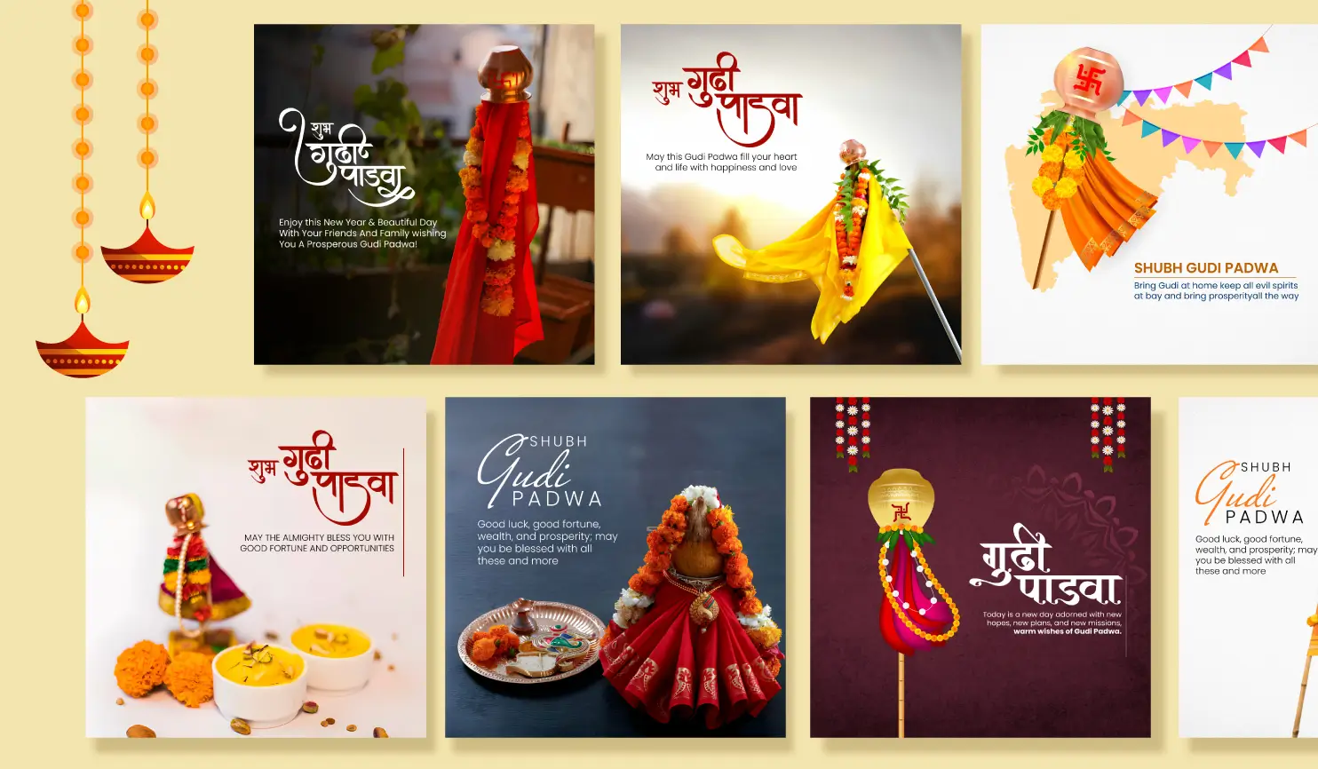 Postive - Best Gudi Padwa 2024 Social Media Designs And Posts By Postive App