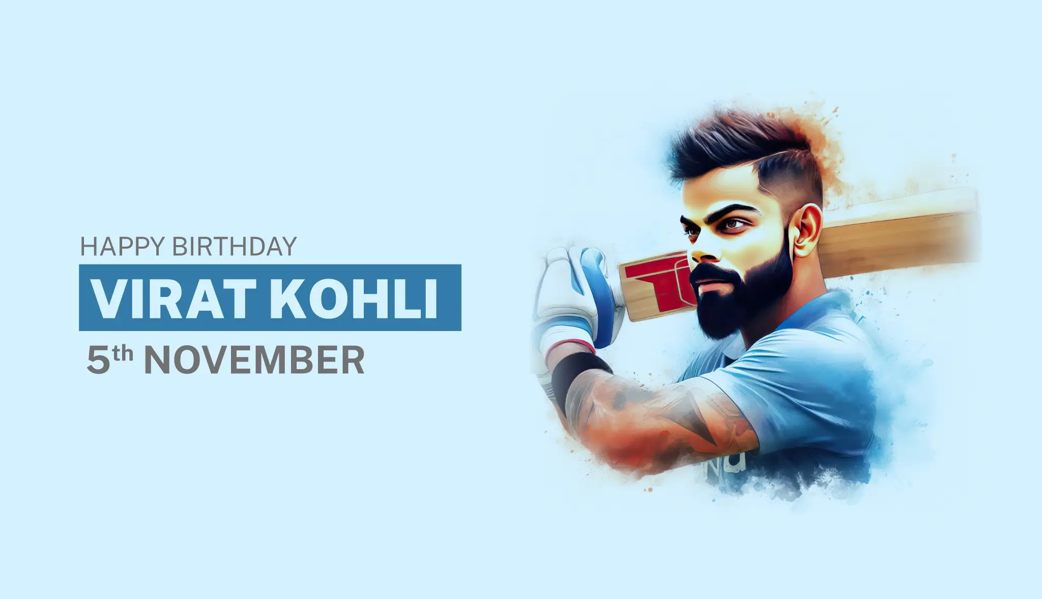 Happy Birthday Virat Kohli: Date, Celebration, Wishes, Messages, & Poster - Postive