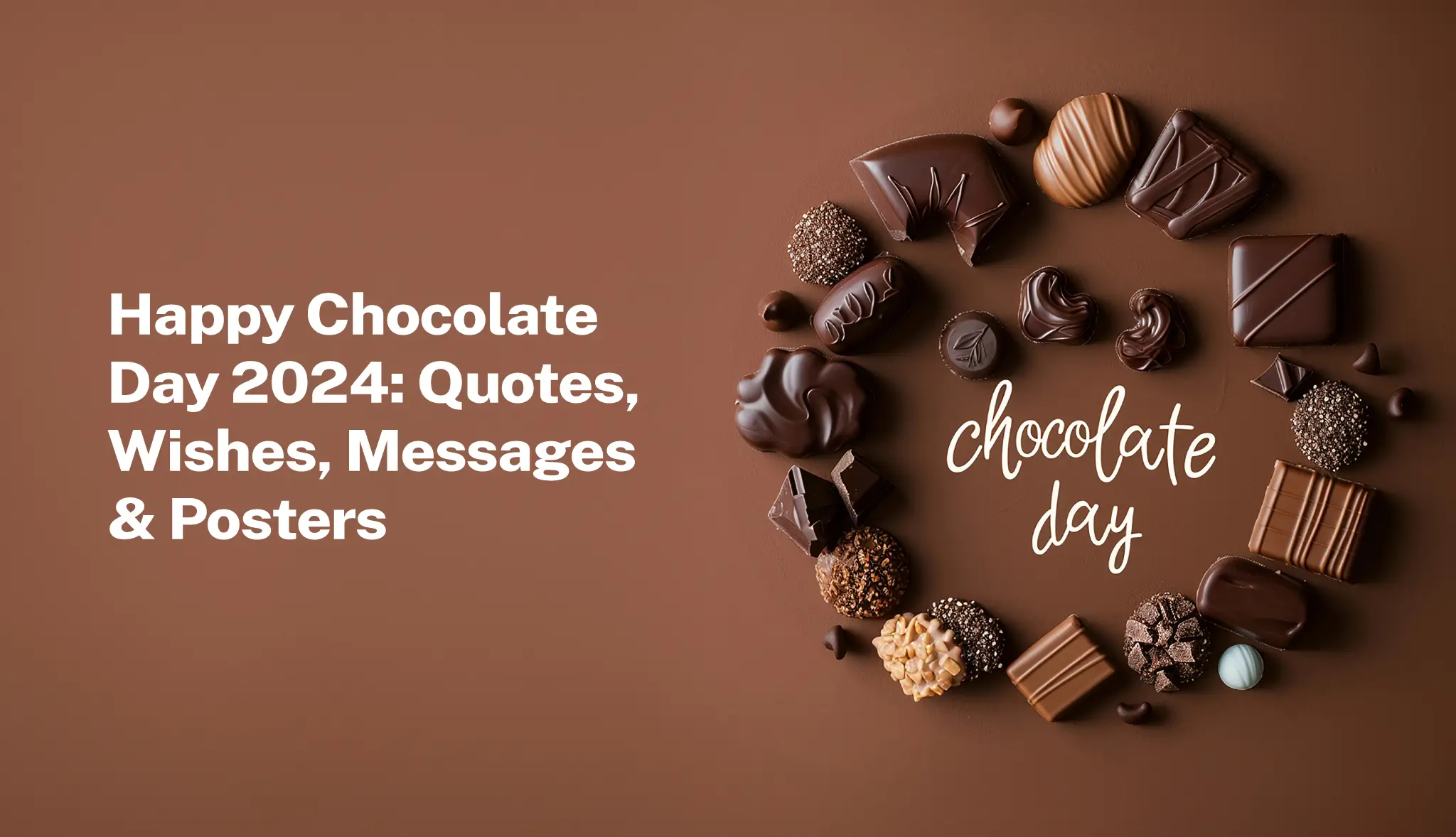 Happy Chocolate Day 2024: Quotes, Wishes & Posters - Postive