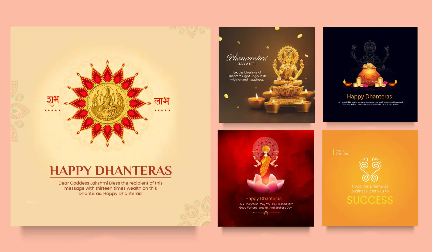 Dhanteras 2024: Date, Puja Muhurat, Wishes & Poster Ideas By Postive Festival Post Maker App