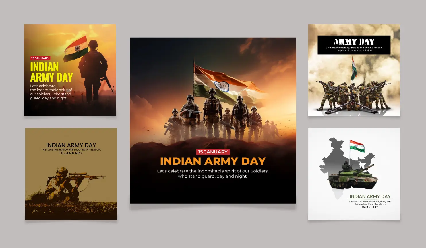 Indian Army Day 2025: Date, Theme, Wishes & Posters By Postive Festival Post Maker App