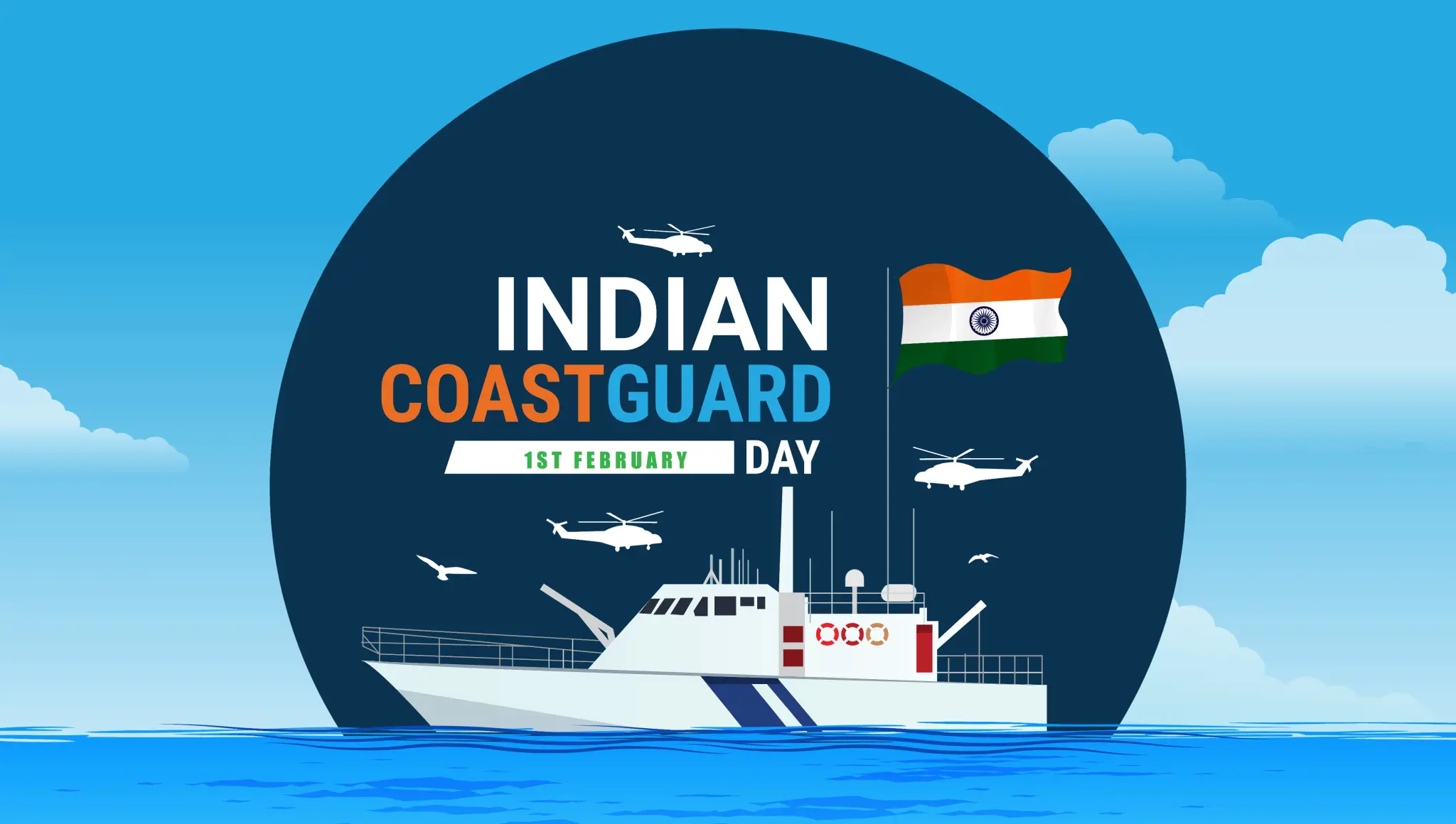 Indian Coast Guard Day 2026: Date, Theme, History, Wishes & Saluting India's Sea Guardians