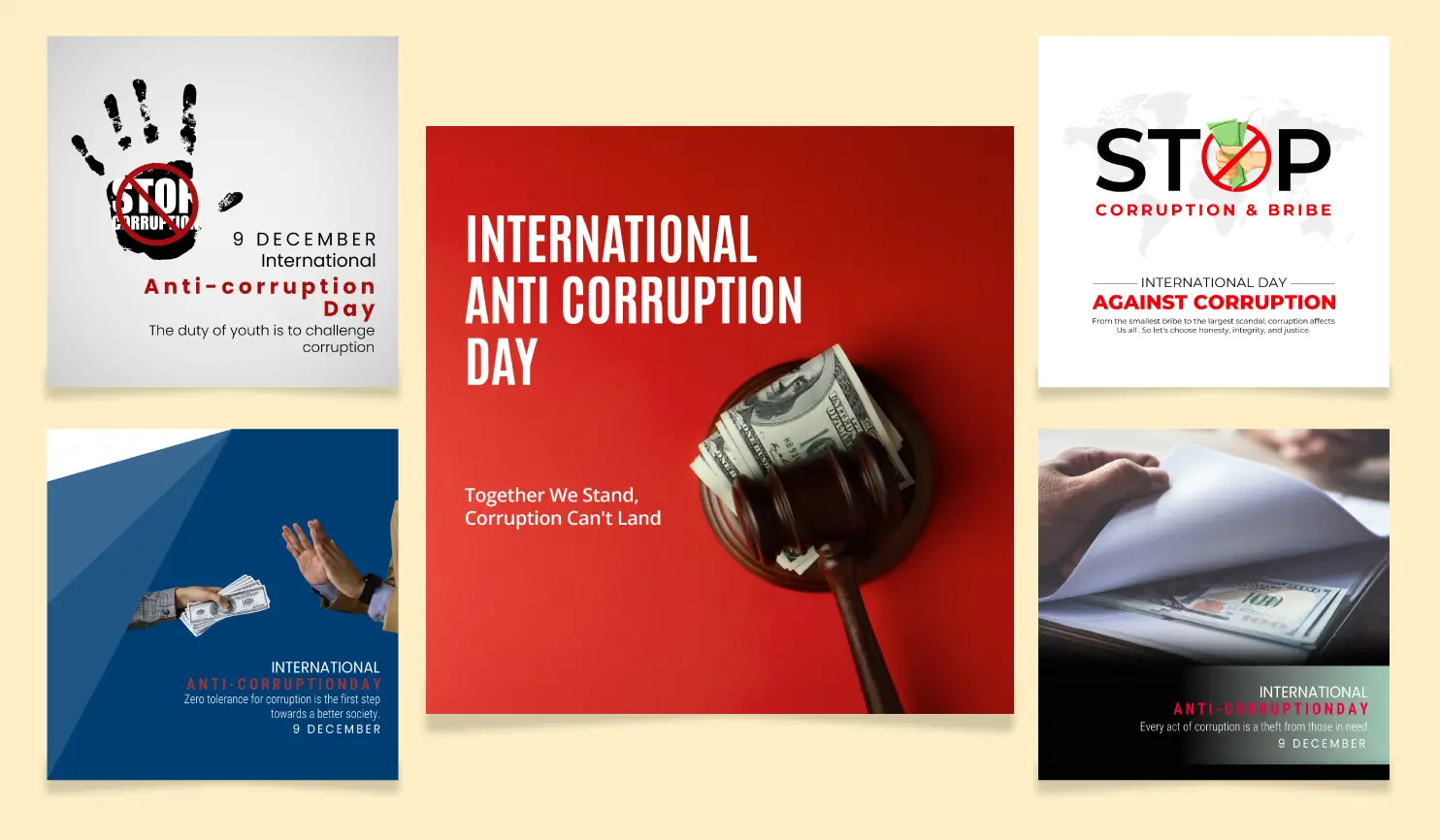 International Anti-Corruption Day 2024: Date, Theme & Activities By Postive Festival Post Maker App