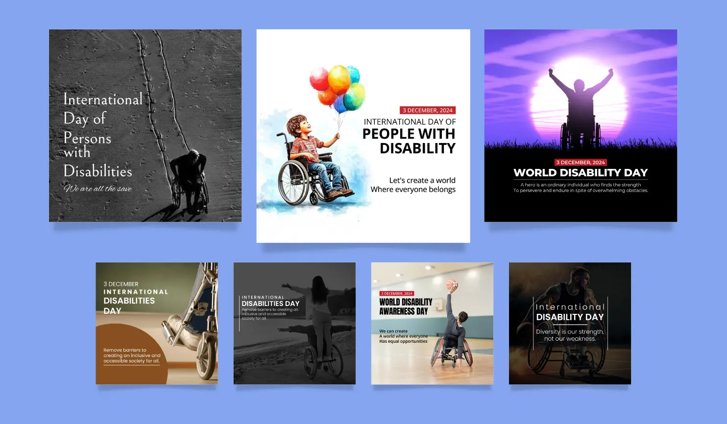 International Day of Persons with Disabilities 2024: Theme, Wishes & Ideas By Postive Festival Post Maker App