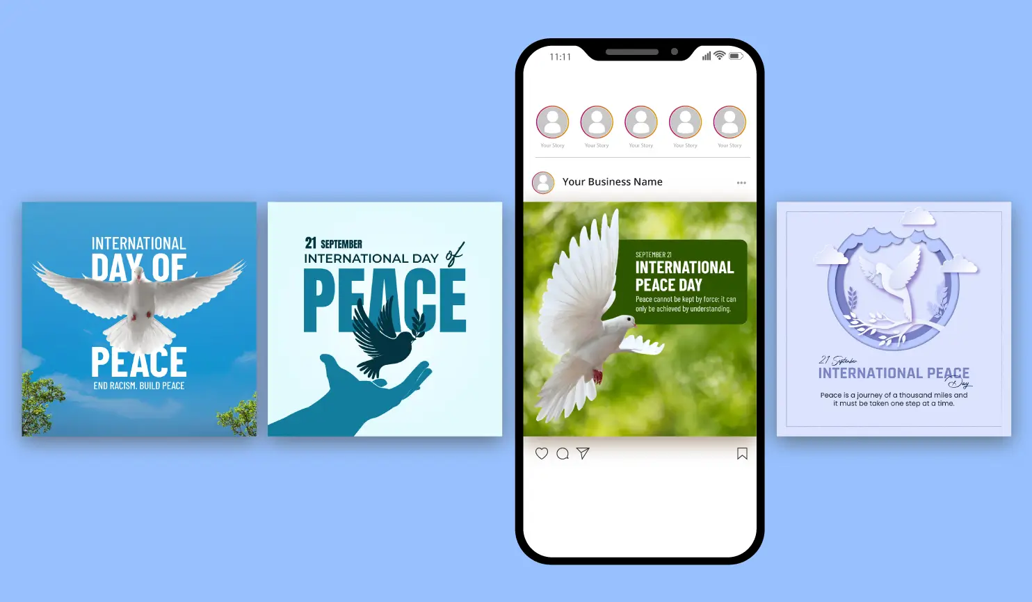 International Peace Day 2024: Date, Theme, Wishes, Quotes & Poster  By Postive Festival Post Maker App