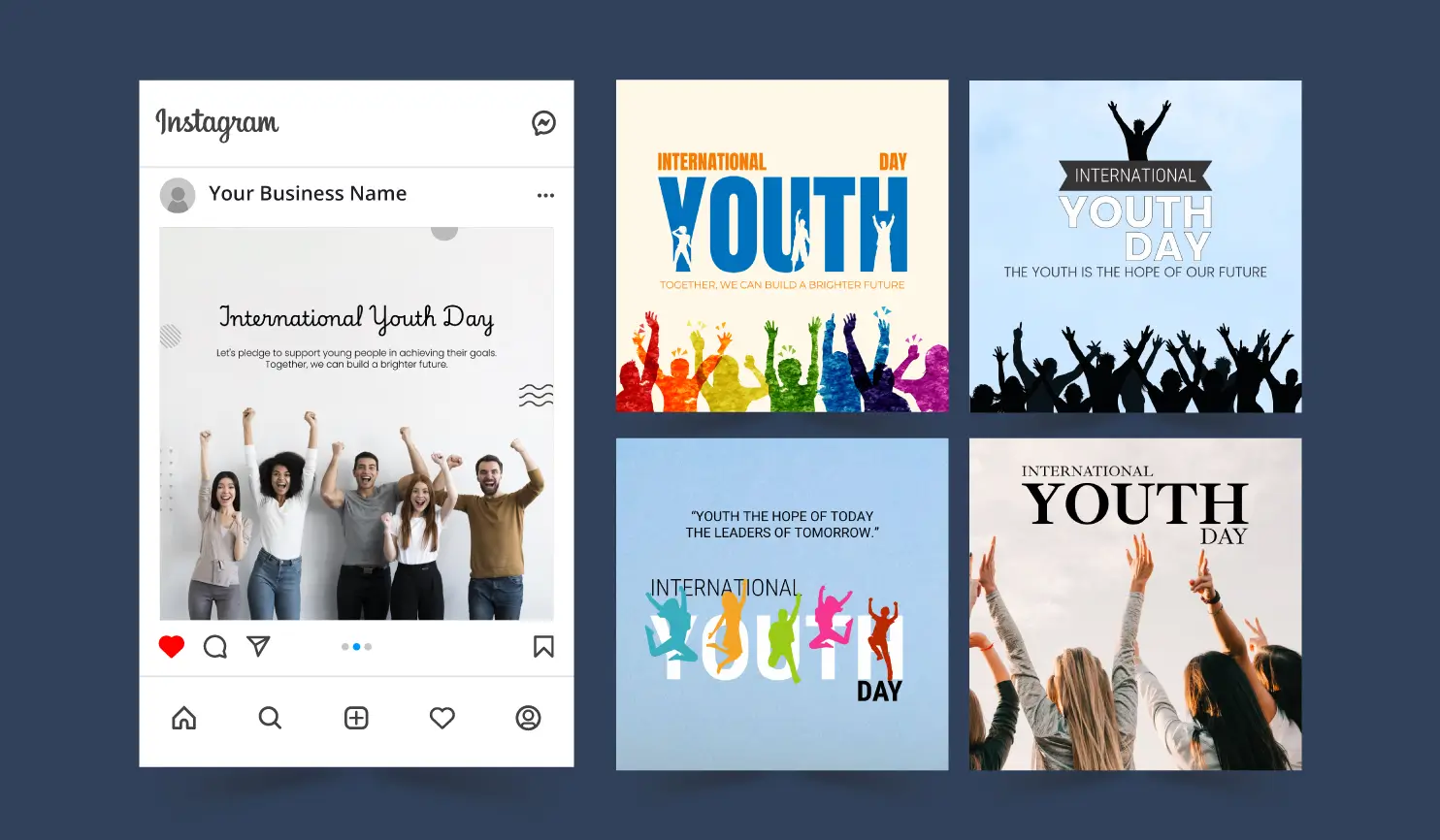 International Youth Day 2024: Theme, Wishes, Inspiring Quotes & Posters By Postive Festival Post Maker App