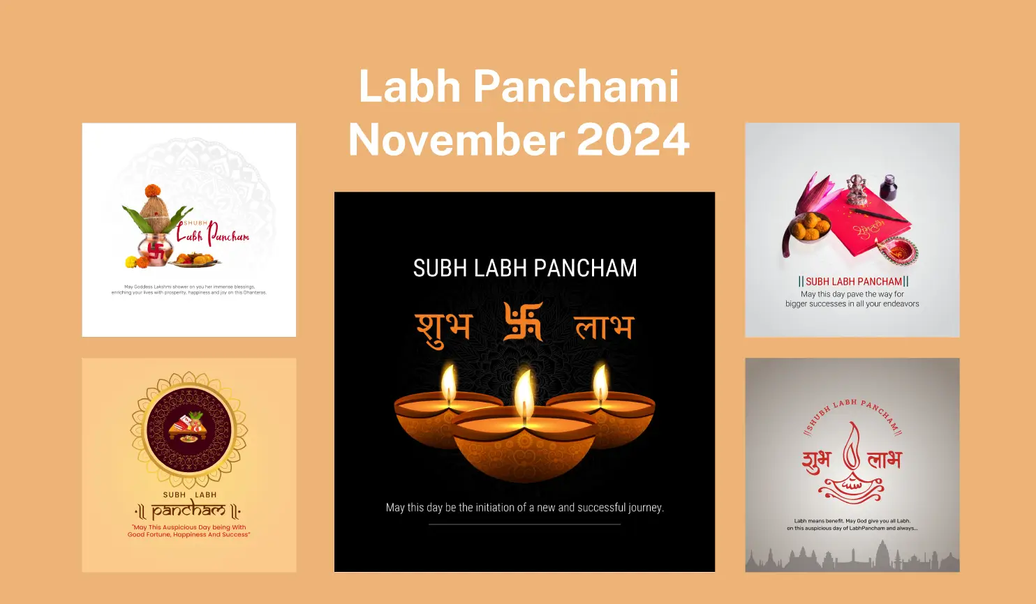 Happy Labh Panchami 2024 Posters By Postive - Festival Post Maker App