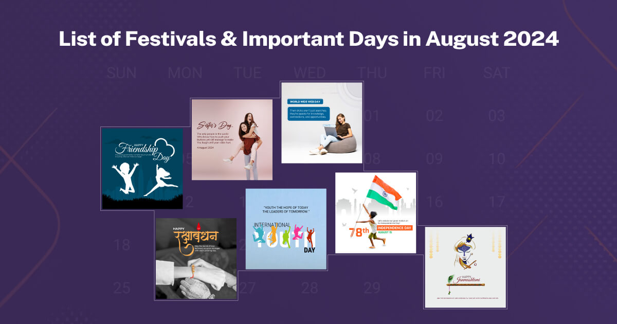 List of Festivals & Important Days in August 2024