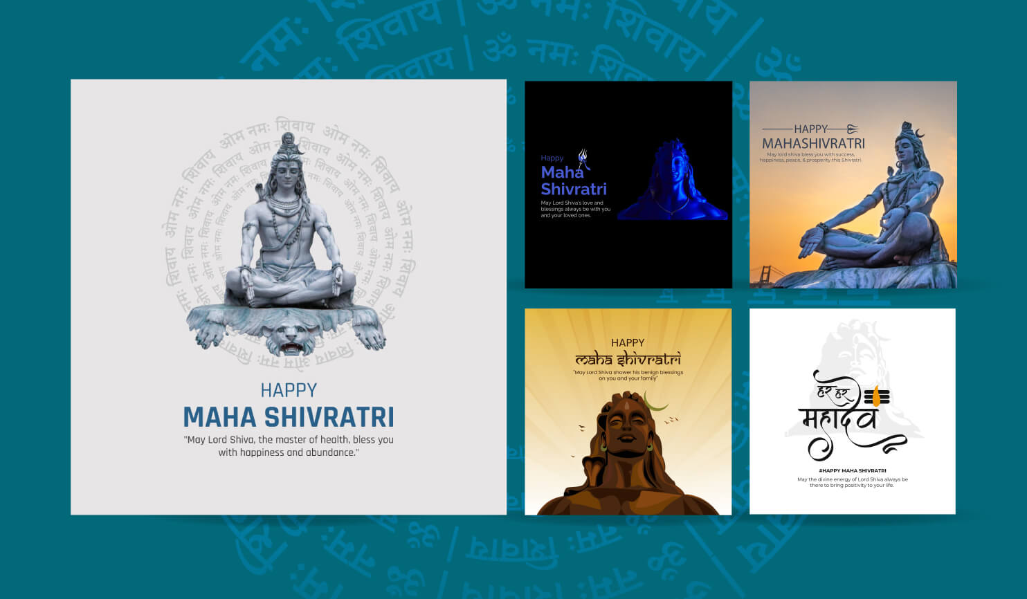 Maha Shivratri Social Media Posts By Postive App