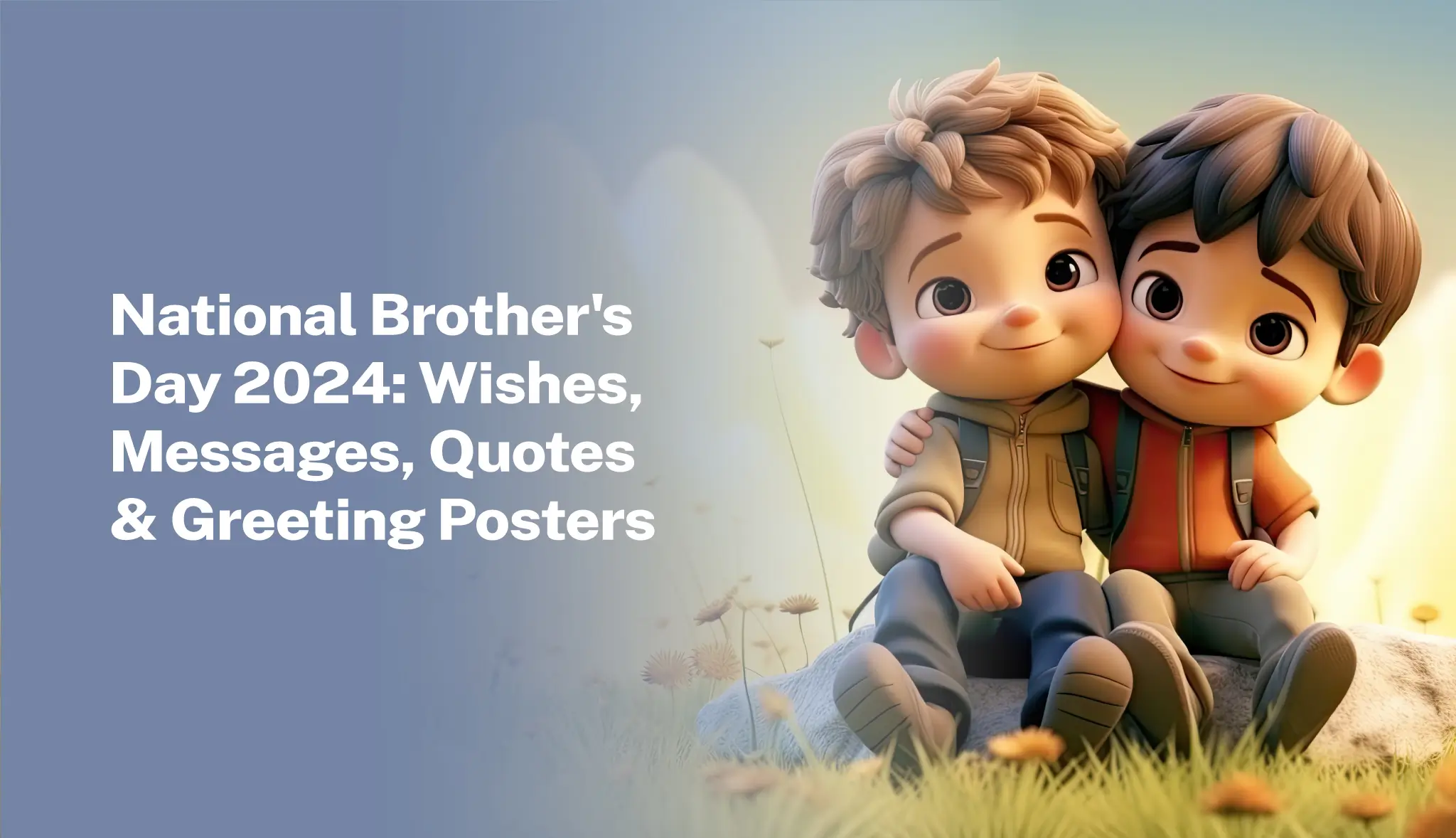 National Brother's Day 2024: Wishes, Quotes & Posters - Postive