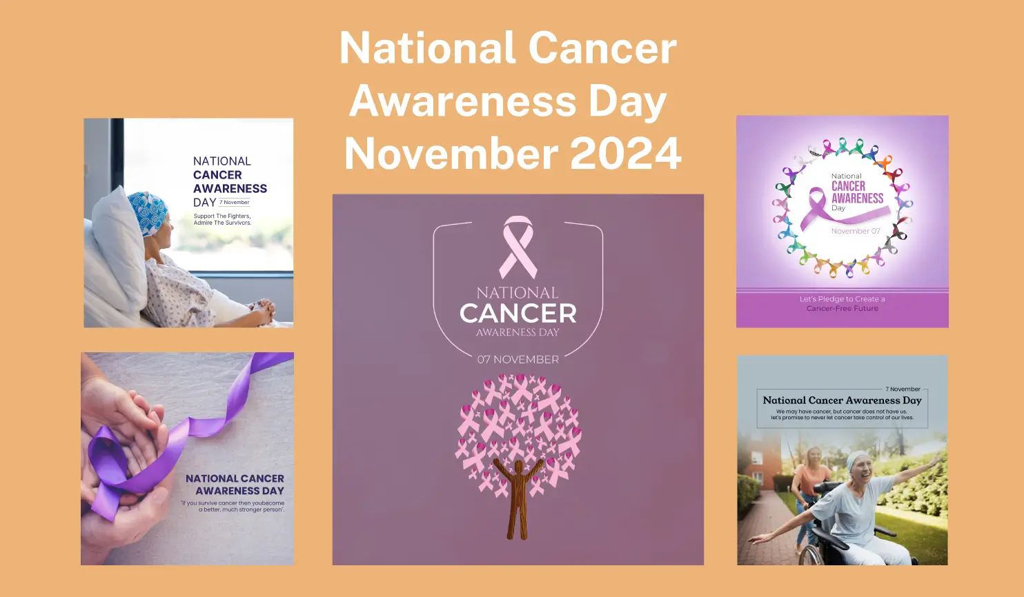 National Cancer Awareness Day Posters By Postive - Festival Post Maker App