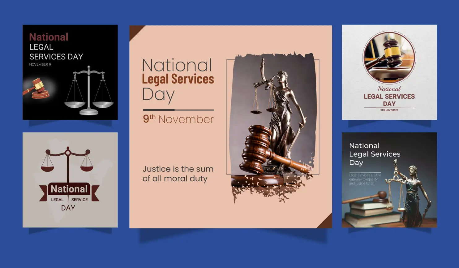 National Legal Services Day 2024: Date, Theme, Wishes & Poster By Postive Festival Post Maker App