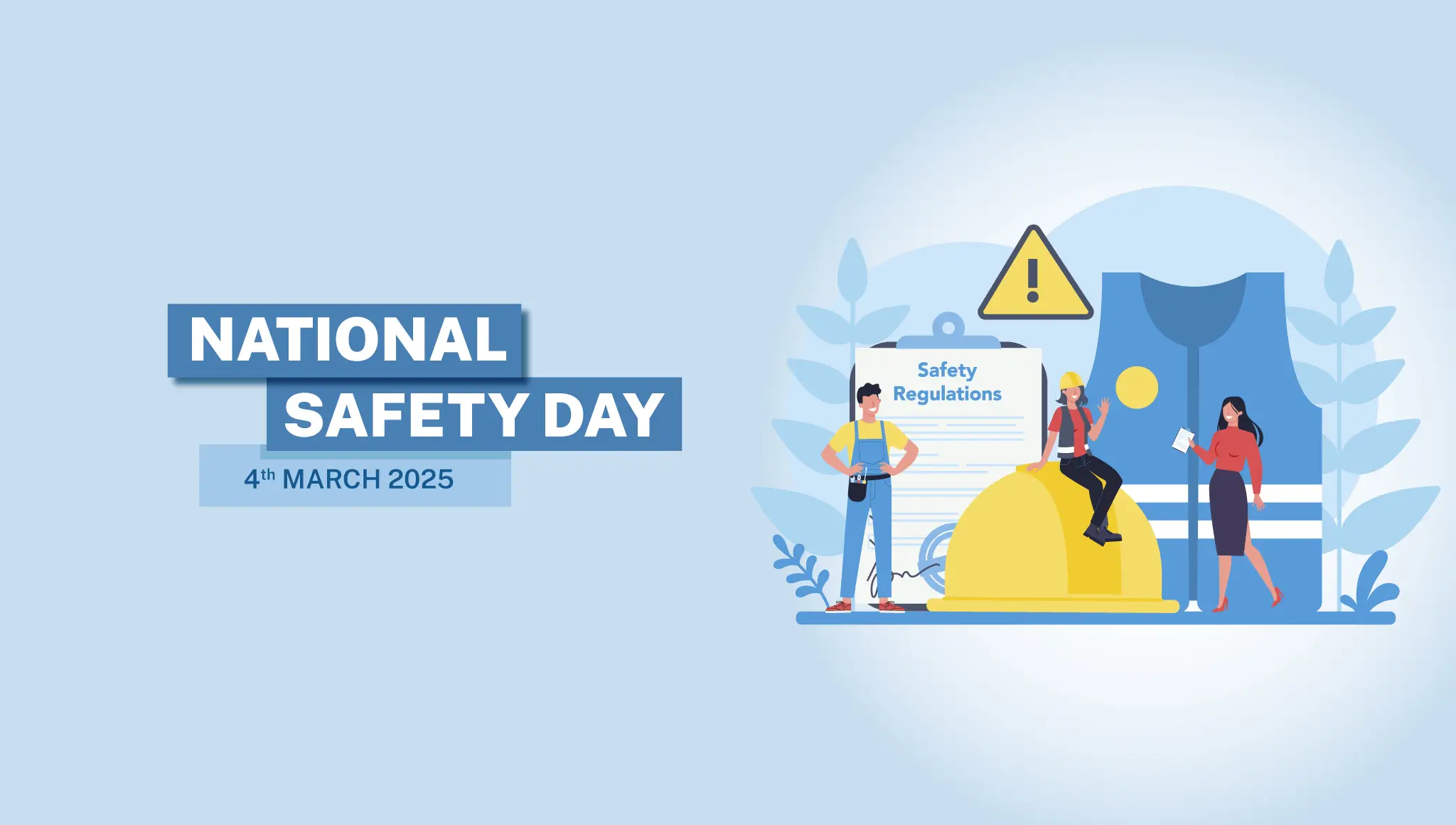   National Safety Day 2025: Theme, Awareness Messages & Posters  - Postive