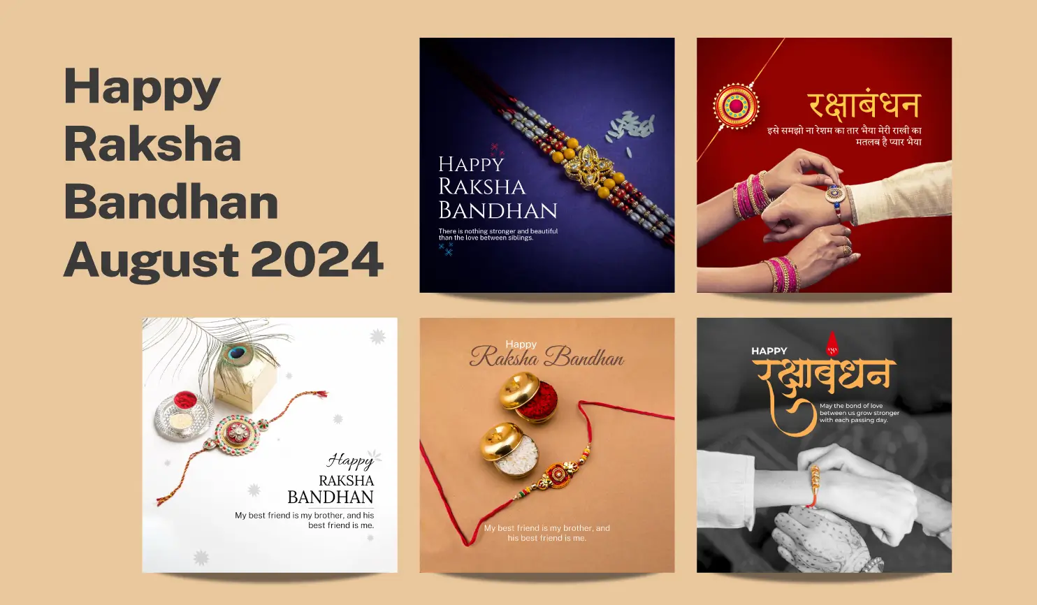 Raksha Bandhan 2024 Posters By Postive - Festival Post Maker App