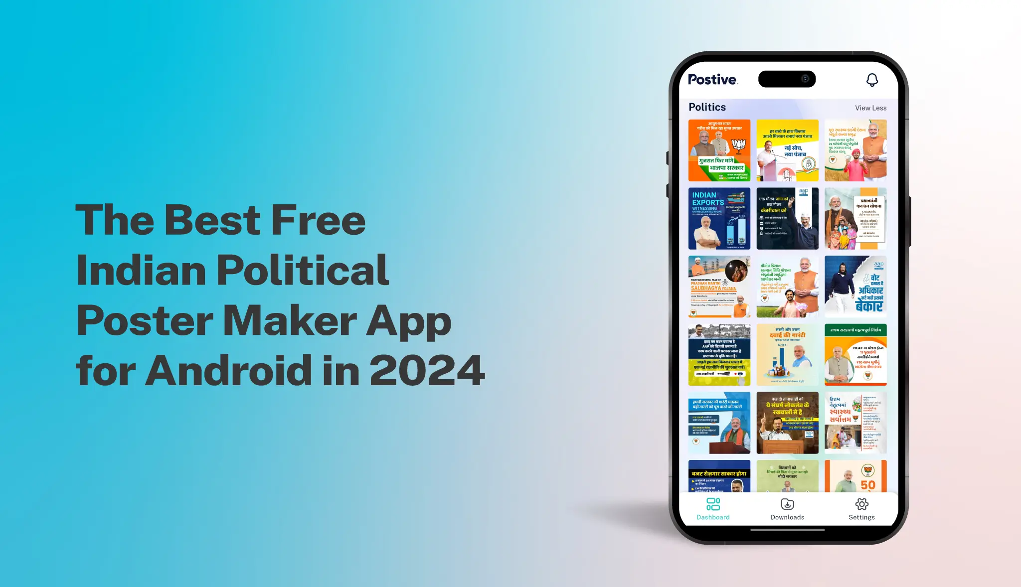 The Best Free Indian Political Poster Maker App for Android in 2024 - Postive