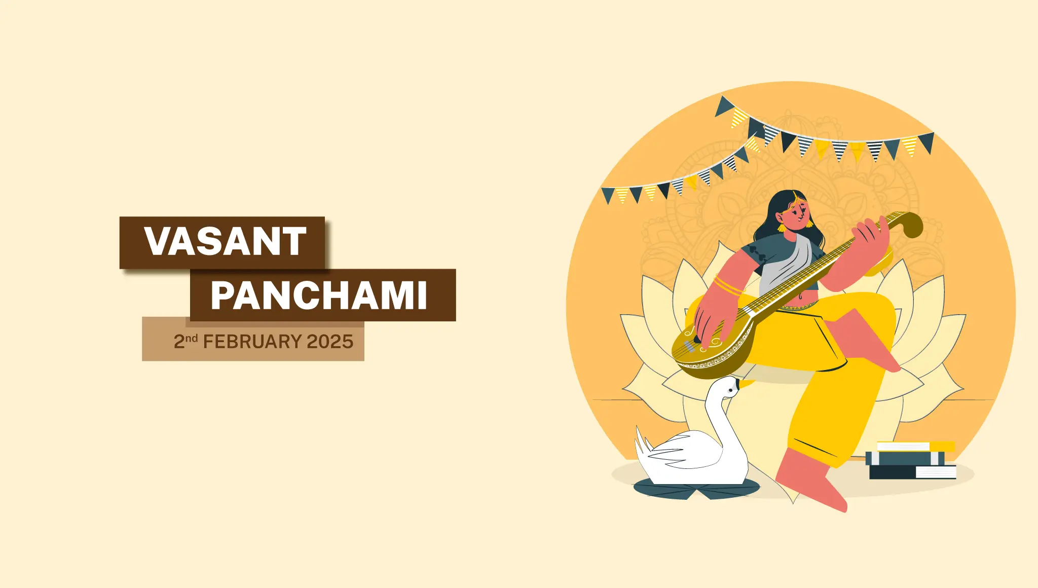  Vasant Panchami 2025: Puja Time, Wishes, Messages & Posters - Postive