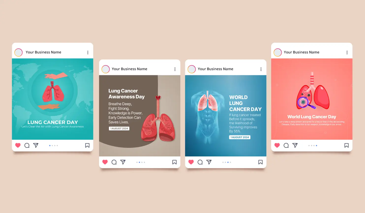 World Lung Cancer Day 2024: Theme, Significance, Quotes & Posters By Postive Festival Post Maker App