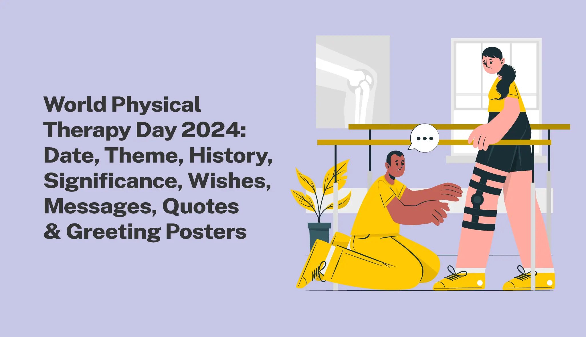 World Physical Therapy Day 2024: Theme, Wishes & Posters - Postive