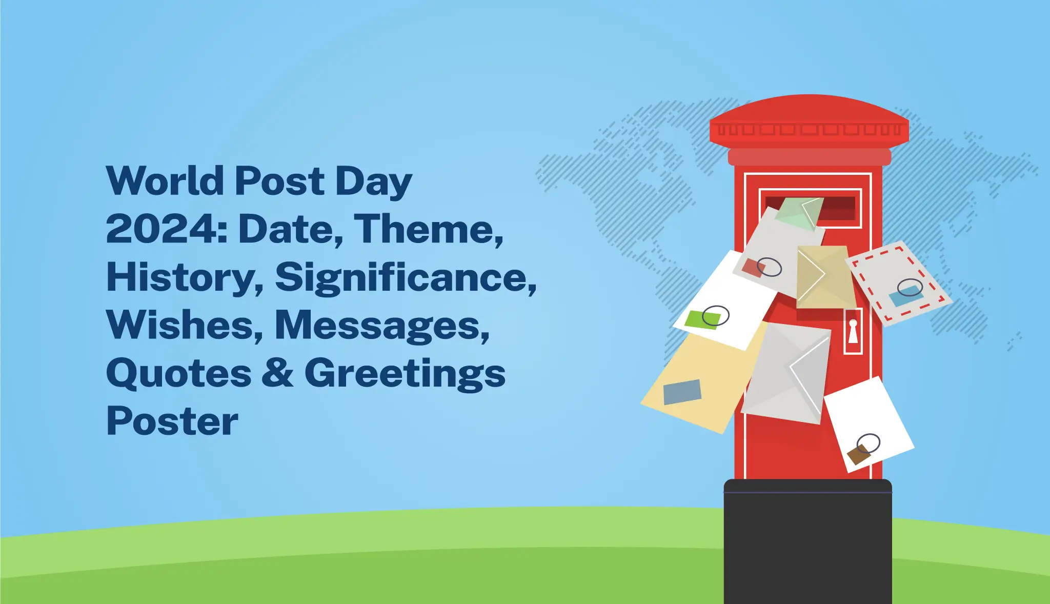 World Post Day 2024: Date, Theme, History, Wishes & Posters - Postive