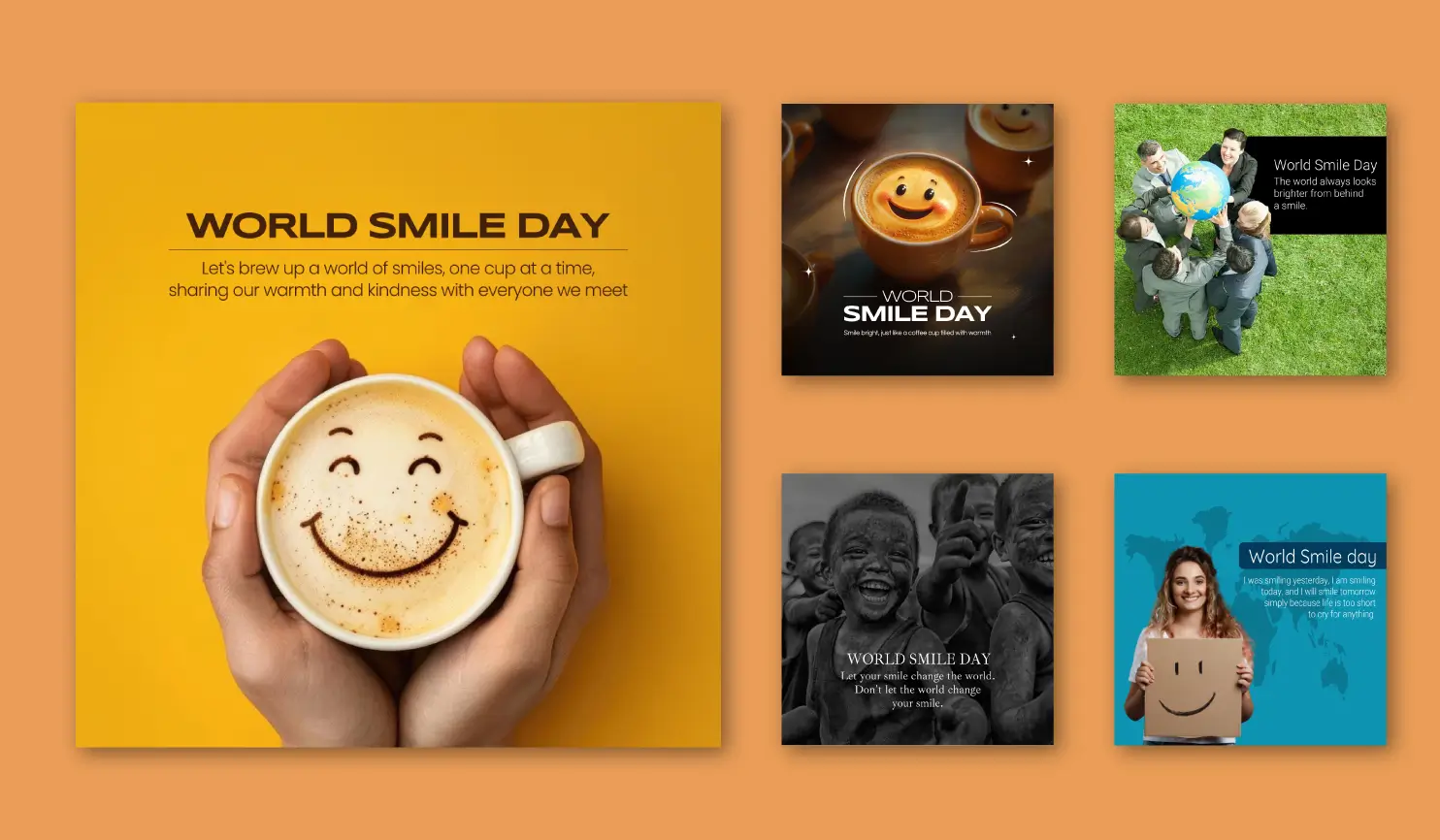 World Smile Day 2024: Date, Theme, History, Wishes & Posters By Postive Festival Post Maker App