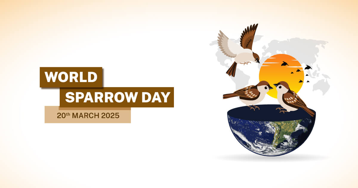 World Sparrow Day 2025: Date, Theme, Wishes, Quotes & Awareness Posters