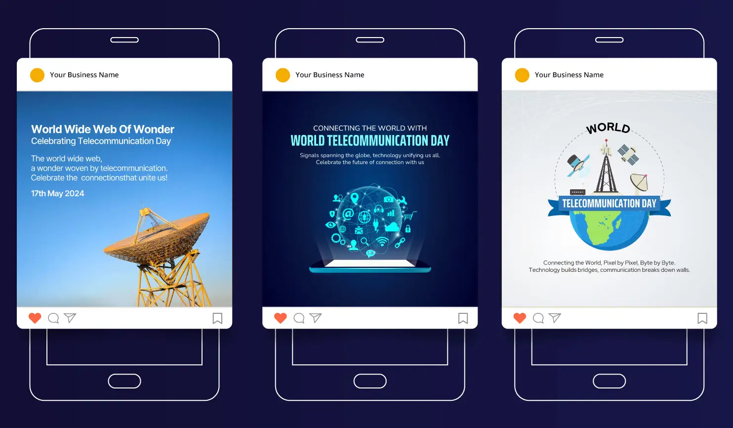 Postive World Telecommunication Day 2024: History, Theme, Quotes, Wishes and Posters By Postive - Festival Post Maker App