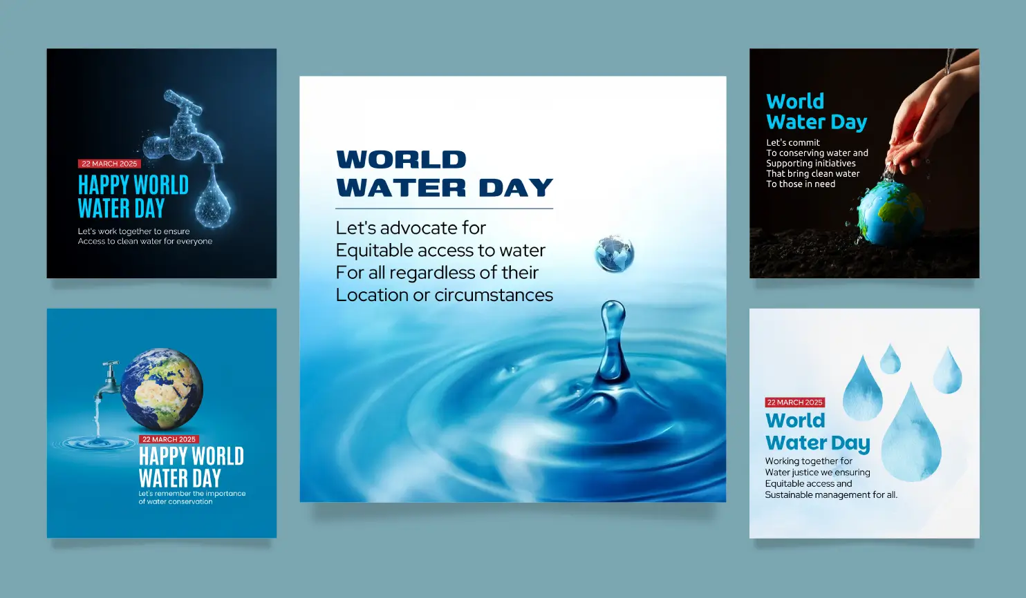 World Water Day 2025: Date, Theme, Save Water Message & Posters